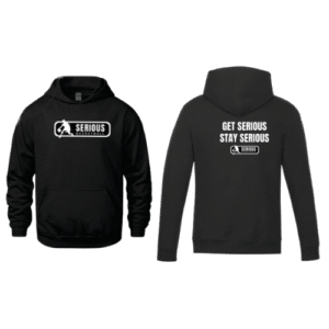 Serious Basketball Pullover Hooded Sweatshirt